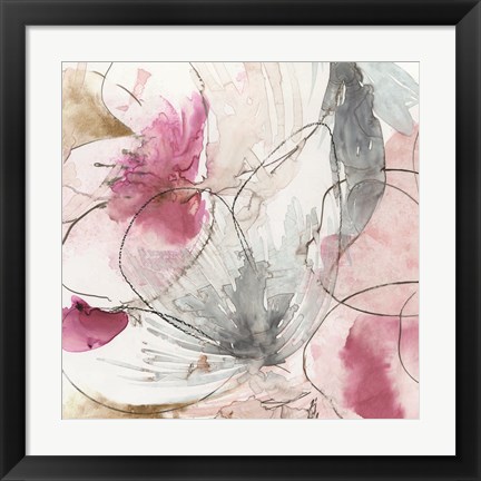 Framed Pretty in Pink II Print