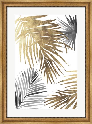 Framed Tropical Palms II Print