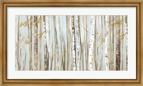 Framed Birchscape I Print