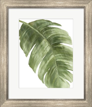 Framed Palm Green II Print