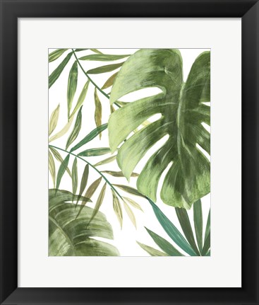 Framed Tropical Mix I Print