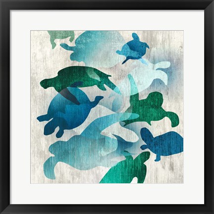 Framed Leatherback I Print