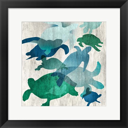 Framed Leatherback II Print