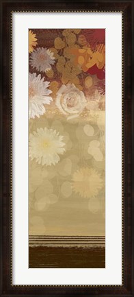 Framed Floating Florals II Print