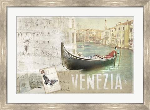 Framed Venezia Butterfly Print