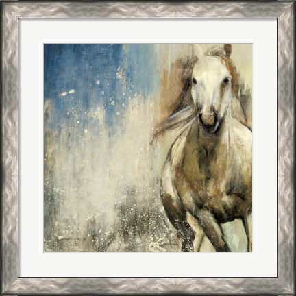Framed Horses I Print