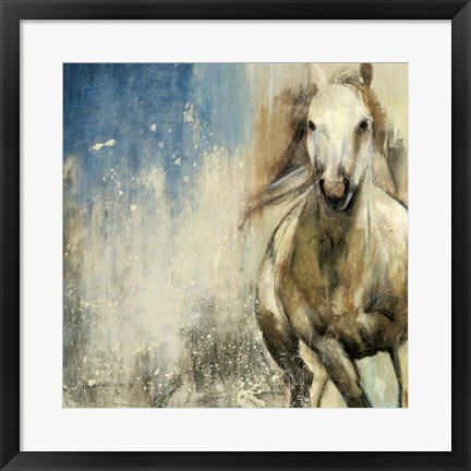 Framed Horses I Print