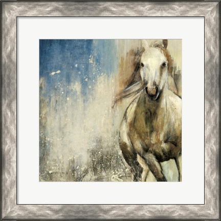 Framed Horses I Print