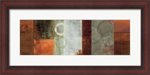 Framed Copper Segments Print