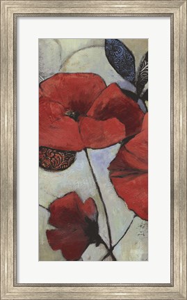 Framed Red Poppy II Print