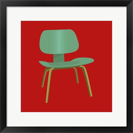 Framed Mid Century Chair III Print
