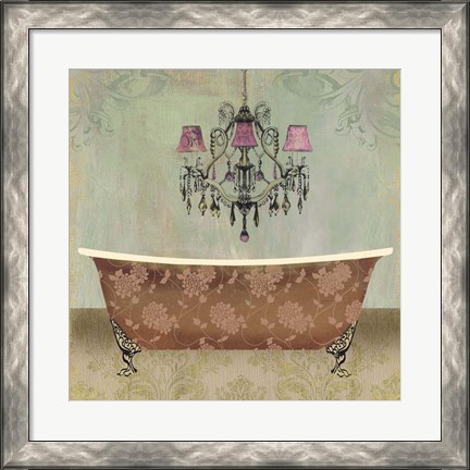 Framed Boudoir Bath I Print
