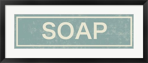 Framed Soap Print