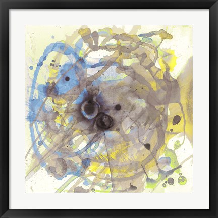 Framed Watercolour Abstract I Print