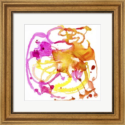 Framed Watercolour Abstract IV Print
