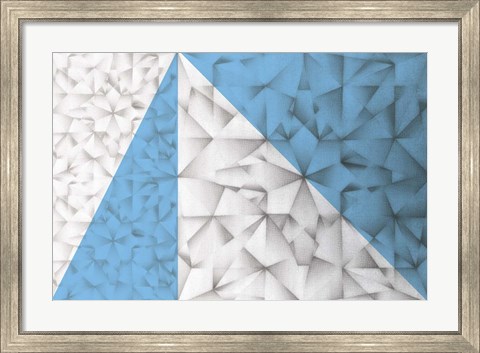 Framed Triangles Squared Print