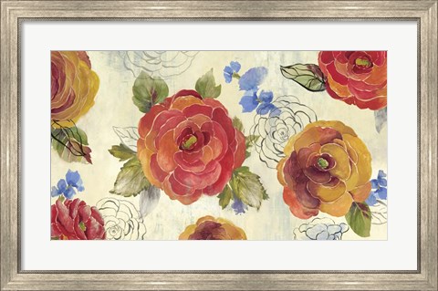 Framed Amelia Flowers Print