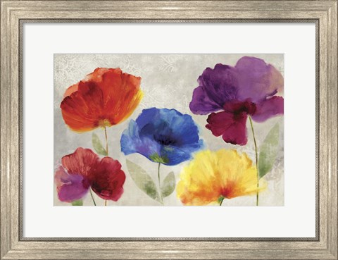 Framed Jewel Florals Print