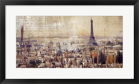 Framed City of Light Print