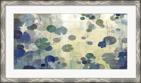 Framed Teal Lily Print