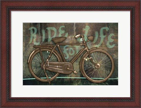 Framed Ride for Life Print