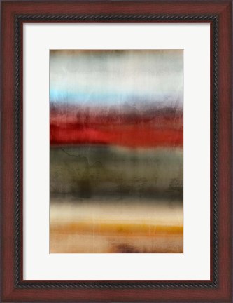 Framed Tribal Colour Wash I Print