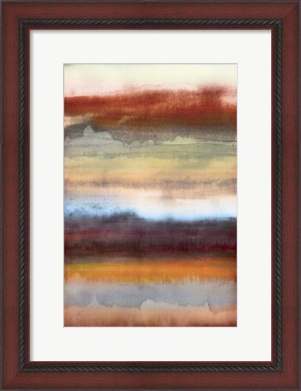 Framed Tribal Colour Wash II Print