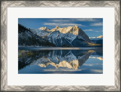Framed Kananaskis Lake Reflection Print