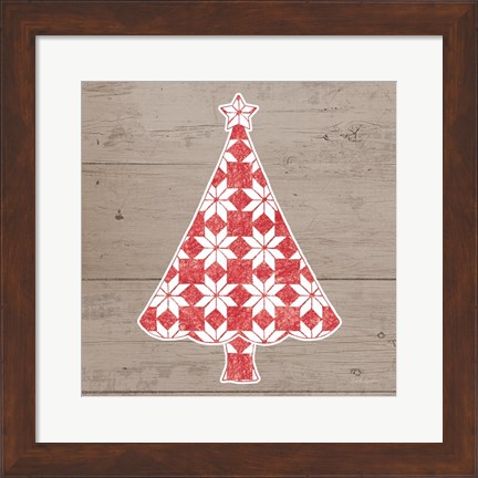 Framed Nordic Holiday XVI Print