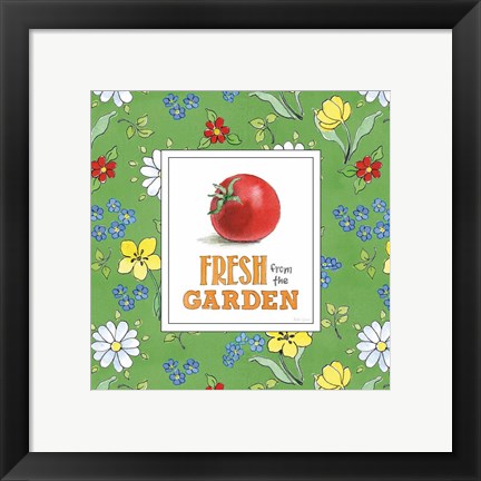 Framed Fresh From the Garden V Print