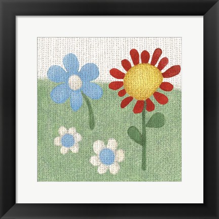 Framed Americana Garden II Print