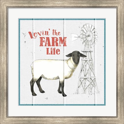 Framed Farm To Table VII Print