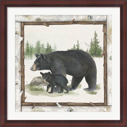 Framed Family Cabin IV Print