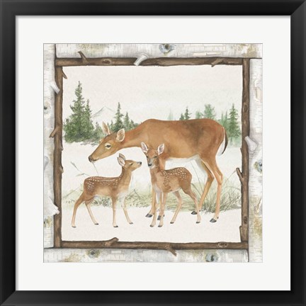 Framed Family Cabin II Print