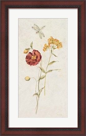 Framed Wild Wallflowers IV Print