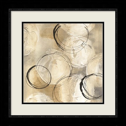 Framed Circle in a Square I Print