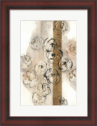 Framed Dusted Gold Panel II Print
