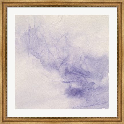 Framed Crinkle Purple Print