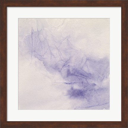 Framed Crinkle Purple Print