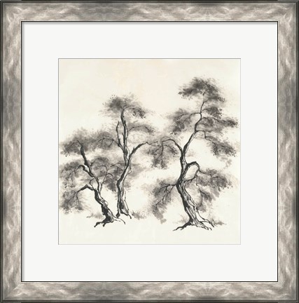 Framed Sumi Tree III Print