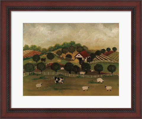 Framed Day at the Farm II Print