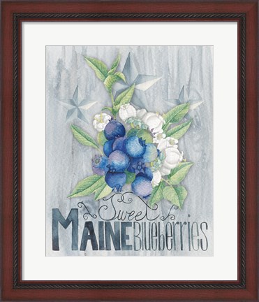 Framed American Berries II Print