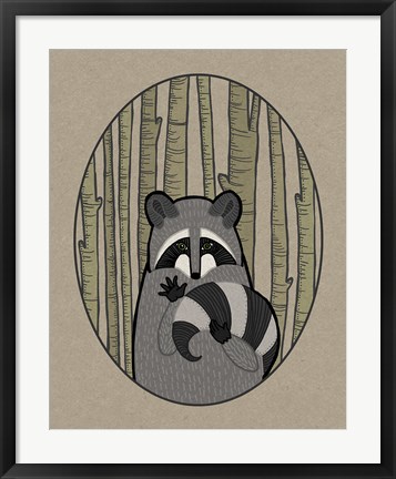 Framed Forest Friends II Print