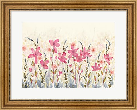 Framed Watercolor Garden Print