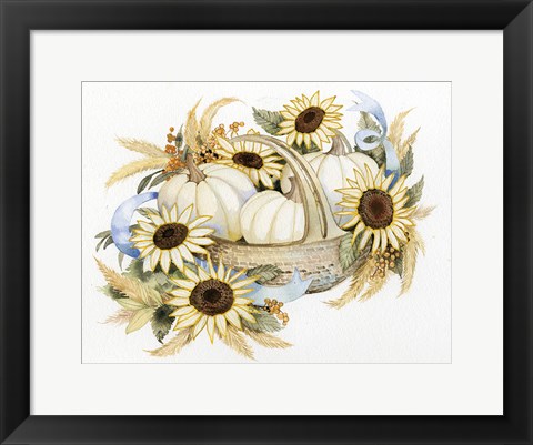 Framed Autumn Elegance IV Print