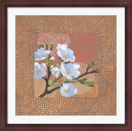 Framed Spring Pear Blossoms Print
