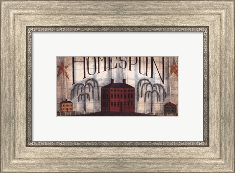 Framed Homespun Print