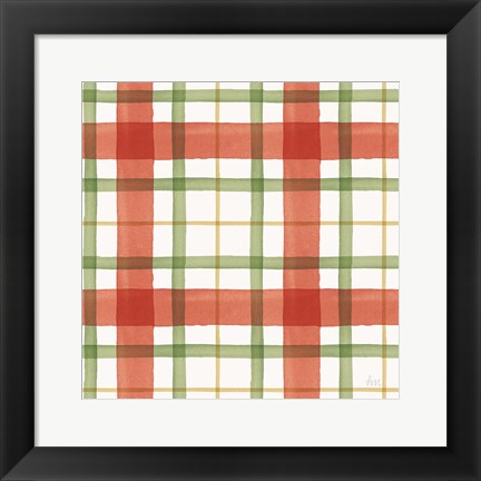 Framed Holiday Garden Pattern X Print