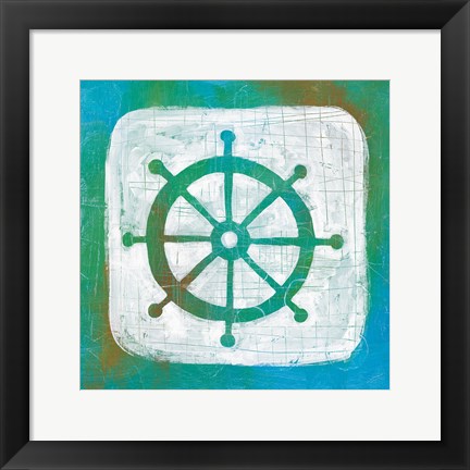 Framed Ahoy IV Print