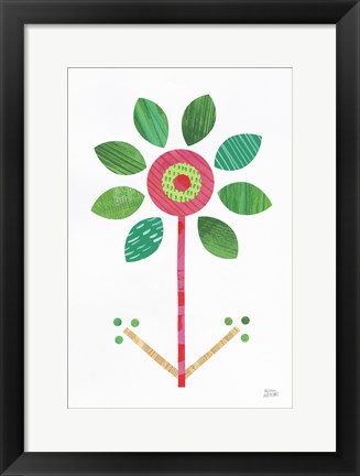 Framed Flower Power II Print